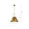 Nuvo Adina 3-Light Large Pendant Natural Brass 60/7778 - alternate 5